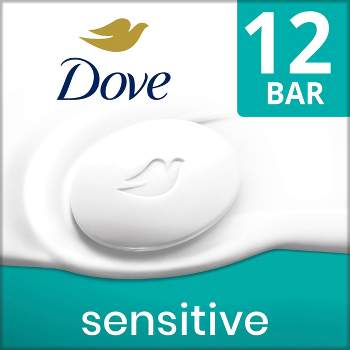 Dove Beauty Sensitive Skin Moisturizing Unscented Beauty Bar Soap