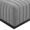 Modway Conjure Channel Tufted Upholstered Fabric Ottoman - 3 of 4
