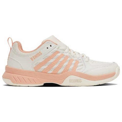 Женские кроссовки K-Swiss Court Express 2 Tennis Shoe (Egret/Peach Parfait)., цвет: Персиковый