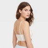 Women's Lace-Up Crochet Corset Bra - Colsie™ - 2 of 4