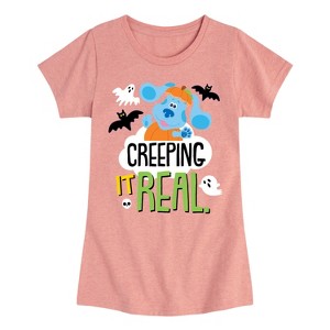 Girls' - Blue's Clues & You! - Creeping It Real Fitted Short Sleeve Graphic T-Shirt - 1 of 4