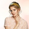 Unique Bargains Women's Sparkle Sequins Headbands Gold Tone Silver Tone 1 Pc - 2 of 4