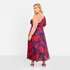 Rebdolls Women's Aurora Floral One Shoulder Midi A Line Dress - 3 of 4