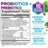 Daily Probiotic and Prebiotic Supplement 60 Billion CFU 10 Diverse Strains - 60 Capsules;120 Capsules - 2 of 4