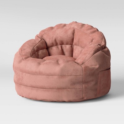 Settle In Kids Bean Bag Chair Rose Pillowfort Toddler Seat Indoor Use Polystyrene Beads Handle Pocket Target