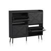 Large Shoe Storage Cabinet with 4 Flip Drawers - 3 of 4