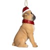 Design Toscano Pug Holiday Dog Ornament Sculpture - 3 of 4