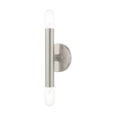 Livex Lighting Copenhagen 2 - Light Wall Light in  Brushed Nickel