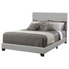NicBex Transitional Twin/Full/Queen Size Upholstered Panel Bed Frame with Headboard,Box Spring Needed,Easy Assembly,Gray/Brown/Black - 3 of 4