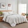 Peace Nest Linen Cotton Blend Duvet Cover Set, Durable, Breathable & Moisture-Wicking, 3 Piece Bedding Set with Pillow Shams - 2 of 4