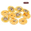 Unique Bargains Alloy Invisible Durable High Hardness Buckle Fasteners Press Studs Buttons 5 Pcs - 3 of 4