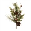 Pine and Sleigh Bell Spray (Set of 2) - 2 of 3