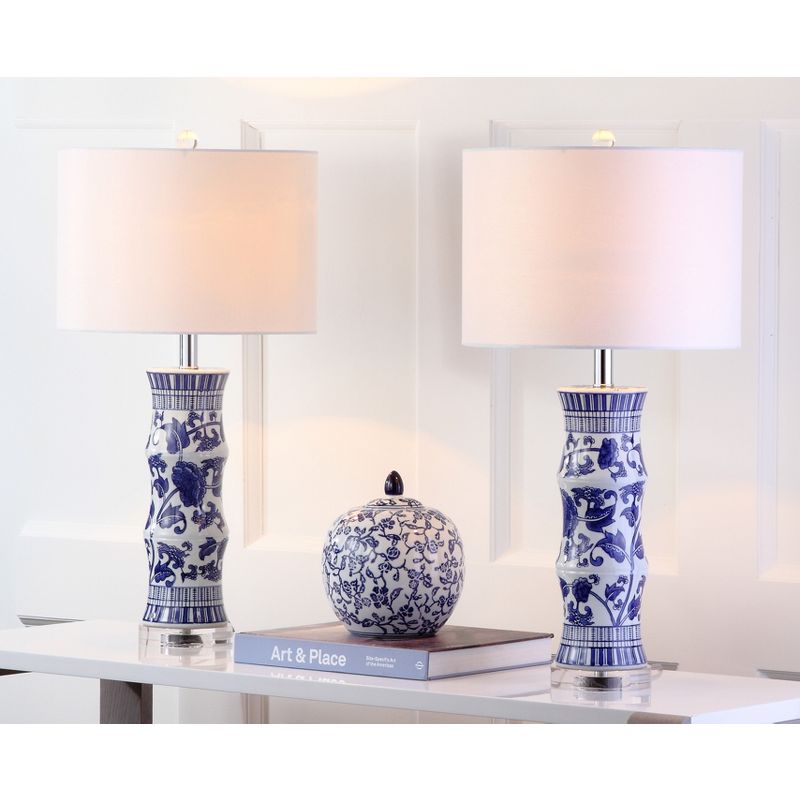 Sandy Table Lamp (Set of 2) - White/Blue - Safavieh, 4 of 8
