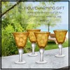Artland Iris Seeded 14 oz Goblet - 4 of 4