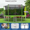 Whisen 14FT Recreational Trampoline with Safety Enclosure for Outdoor/Indoor Sports, 5 W-Legs - 2 of 4
