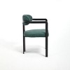 Kumasinova Modern Dining Chairs with Soft Boucle Upholstered Back&Seat,Set of 2,Metal Frame Club Chair Mid-Century Modern Accent Chairs - 2 of 4
