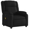 vidaXL Massage Recliner Chair Reclining Armchair for Elderly Faux Leather - 3 of 4