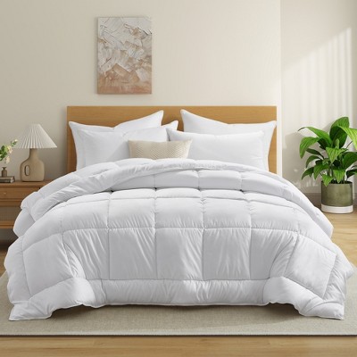 Peace Nest All-Season Fluffy Down Alternative Comforter, Embossed Duvet Insert with Corner Tabs