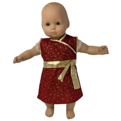 Doll Clothes Superstore Festive Dress Fits 15-16 Inch Baby Dolls
