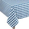 Saro Lifestyle Classic Picnic Summer Cotton Gingham Plaid Design Tablecloth - 3 of 4