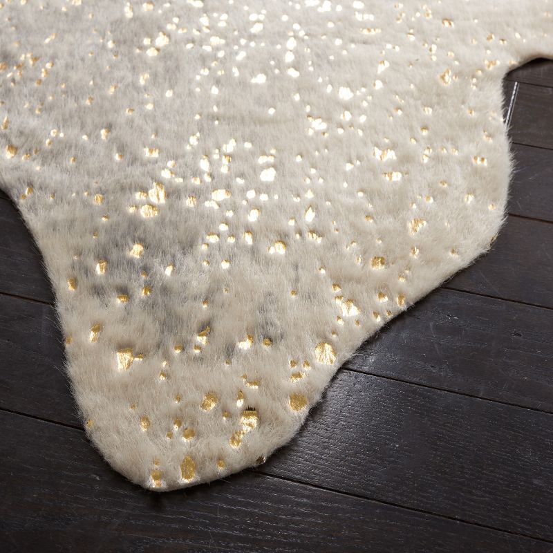 Faux Cow Hide FCH204 Power Loomed Area Rug  - Safavieh, 3 of 7