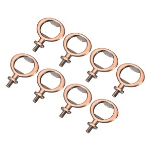 Unique Bargains Zinc Alloy Screw Flat Beer Soda Bottle Opener for Home Party 8 Pcs - 1 of 4