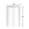 DORESshop 5.5 in. Clear Glass Cylindrical Shade,Modern Glass for Sconces, Vanity Lights,Hanging Lights with 1 in. Neckless Fitter - 2 of 2