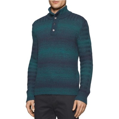 Calvin Klein Mens Space Dyed Knit Sweater