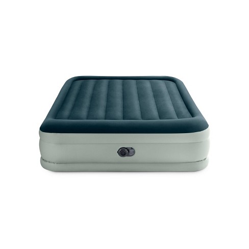 Intex Raised Comfort Pillowtop 20 Queen Air Mattress With Built In Pump :  Target