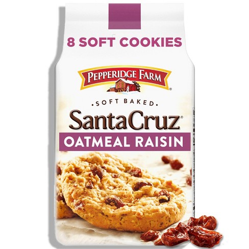 Pepperidge Farm Santa Cruz Soft Baked Oatmeal Raisin Cookies - 8.6