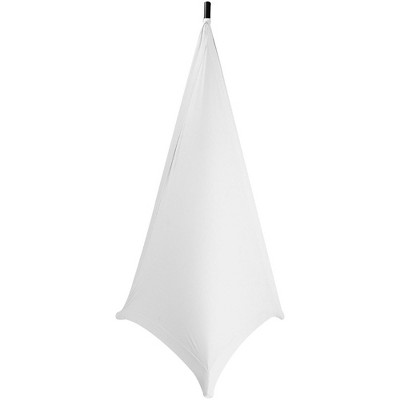 On-Stage Speaker/Lighting Stand Skirt, White