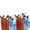 Holiday Reindeer & Snowman Pens (2 Pack) - Retractable, 2-Color Ink, Cute Winter Designs (5.5 Inch) - 4 of 4