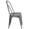 Emma and Oliver 4 Pack Clear Coated Metal Indoor Stackable Chair - 4 of 4