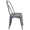 Emma and Oliver 4 Pack Clear Coated Metal Indoor Stackable Chair - image 4 of 4