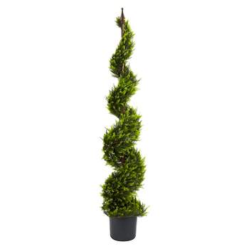 Nearly Natural 5' Cypress Spiral Tree