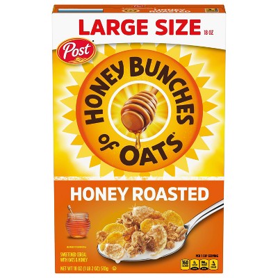 Honey Bunches of Oats Honey Roasted Oat Breakfast Cereal - 18oz - Post