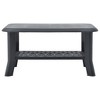 vidaXL Coffee Table Anthracite Plastic 35.4 x 23.6 x 18.1 in Durable - 3 of 4