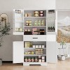 72in Kitchen Storage Cabinet, Freestanding Cupboard Storage Cabinet with Drawer, Adjustable Shelves, Door Shelves, Kitchen Pantry for Dining Room - 2 of 4