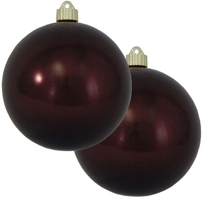 Christmas by Krebs 2ct Hot Java Brown Shatterproof Christmas Ball Ornament  6" (150mm)