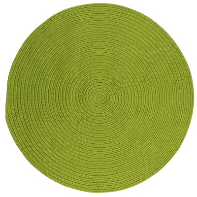 Colonial Mills Mary Ft s Isle - Light Green 5x5 Round Rug Indoor/Outdoor 100% Polypropylene