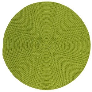 Colonial Mills Boca Raton - Bright Green 4 Ft round Round Rug Indoor/Outdoor 100% Polypropylene - 1 of 4