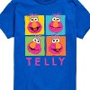 Boys' - Sesame Street - Telly Grid Short Sleeve Graphic T-Shirt - 2 of 4