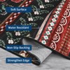 Machine Washable Modern Area Rug for Dorm Home Flower Contemporary Bedroom Floral Accent Carpet - 4 of 4