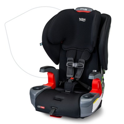 Britax Grow with You ClickTight Harness Contour SafeWash Booster Car Seat - Black