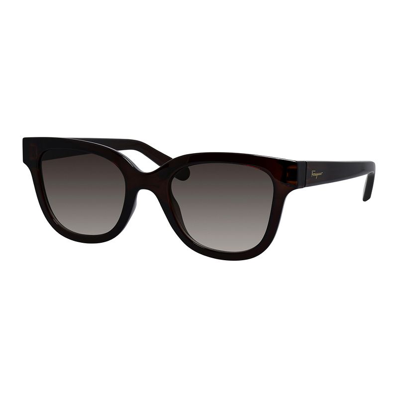 Salvatore Ferragamo   Womens Rectangle Sunglasses Crystal Brown 52mm, 2 of 4