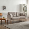 NicBex Modern Waterproof Fabric Loveseat Sofa with 2 Back Pillows & USB Port,Button Tufted Design,2-Seater Couch for Living Room - 3 of 4