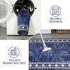 Acekool 5x7 Washable Rug – Modern Geometric Indoor Carpet, Non-Slip Ultra-Thin Floor Mat for Living Room & Bedroom - 4 of 4