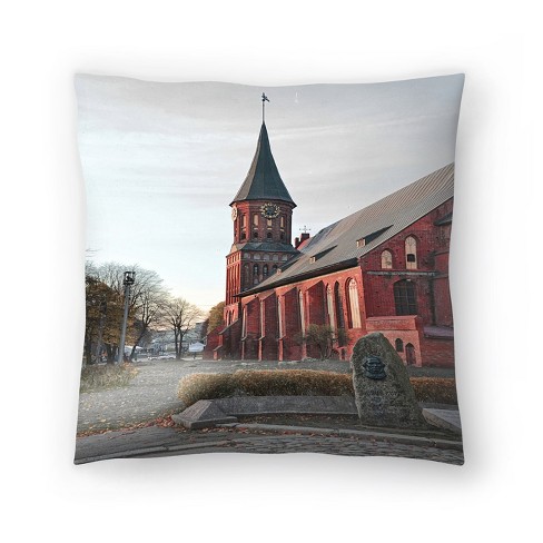 Gothic Church Element by Tanya Shumkina 14 x 14 Throw Pillow - Americanflat