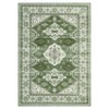 Washable Vintage Rug Non Slip Low Pile Rug Soft Throw Floor Cover Foldable Indoor Carpet for Living Room Bedroom Playroom Nursery - 4 of 4