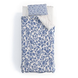 Deny Designs 3pc Twin/Twin XL Wagner Campelo Chinese Flowers Duvet and Sham Set - 1 of 4
